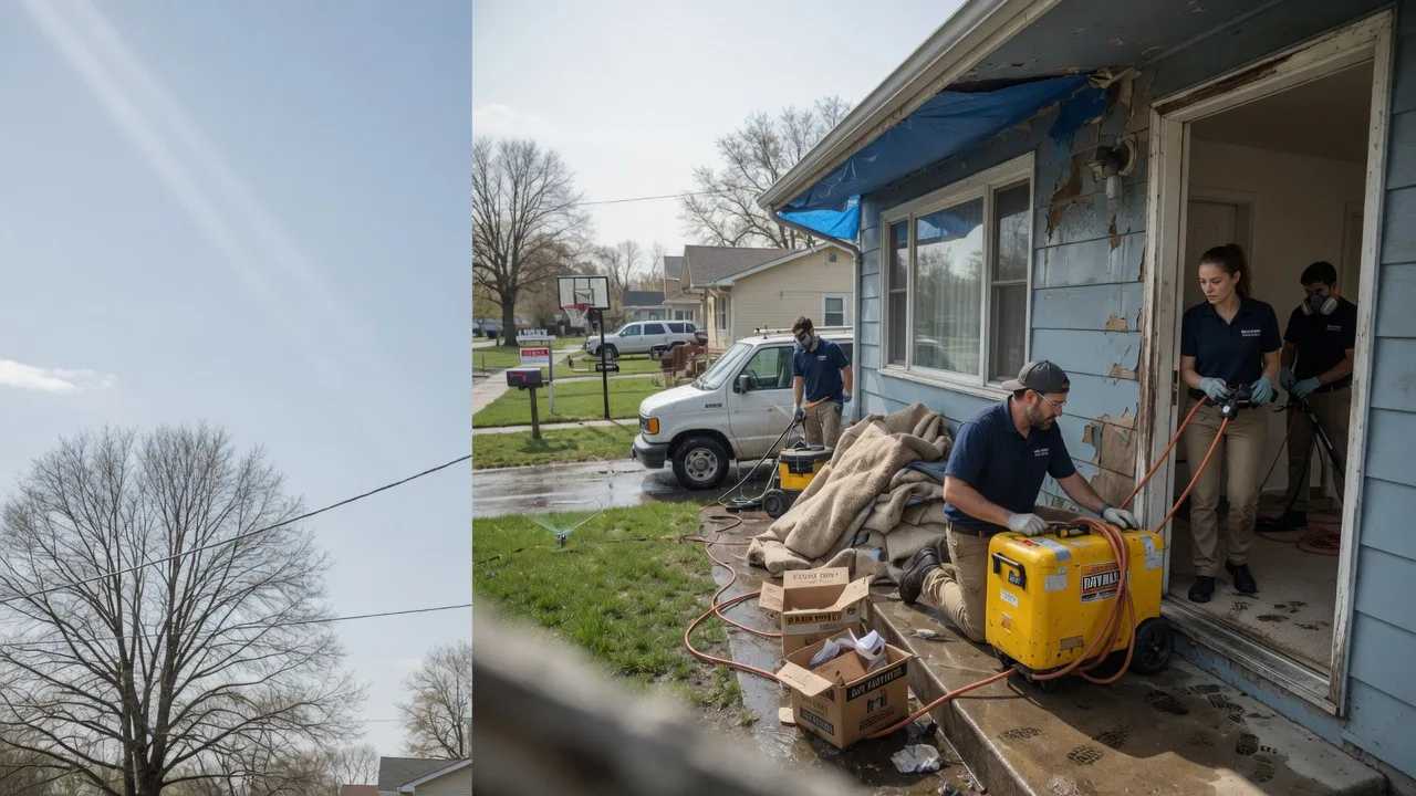 Basement Flood Cleanup in Qulin, MO near me